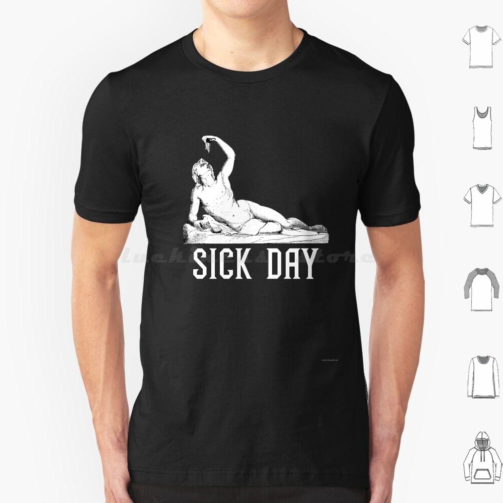 Sick DayLounging Bacchus T Shirt Cotton Men Women DIY Print Bacchus Sick Day Sick Grapes Lounge Chill Be Opulent Opulent Feed