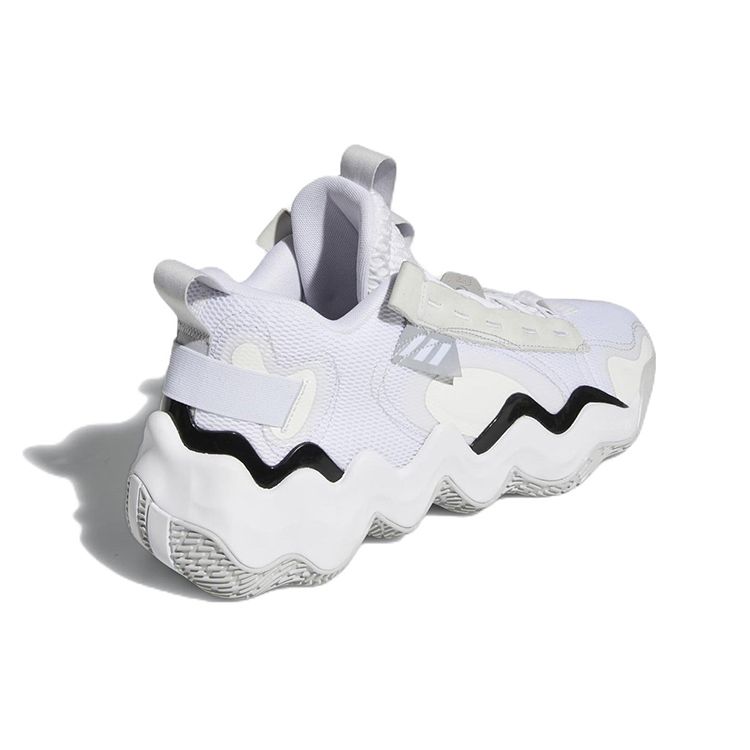 adidas Exhibit B Белые черные мужские кроссовки Cloud-White Core-Black Team-Light-Grey GZ2383