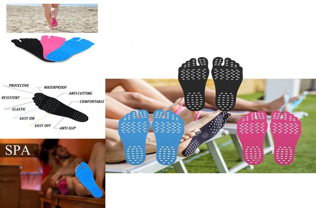 Premium Quality Foot Stickers Shoes With Waterproof Adhesive For Hypoallergenic Comfort