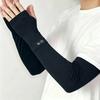 Xiaomi Summer Sun Protection Arm Sleeves Stylish Letter Design with Thumb Holes High Elastic Breathable Ideal for Cycling Unisex