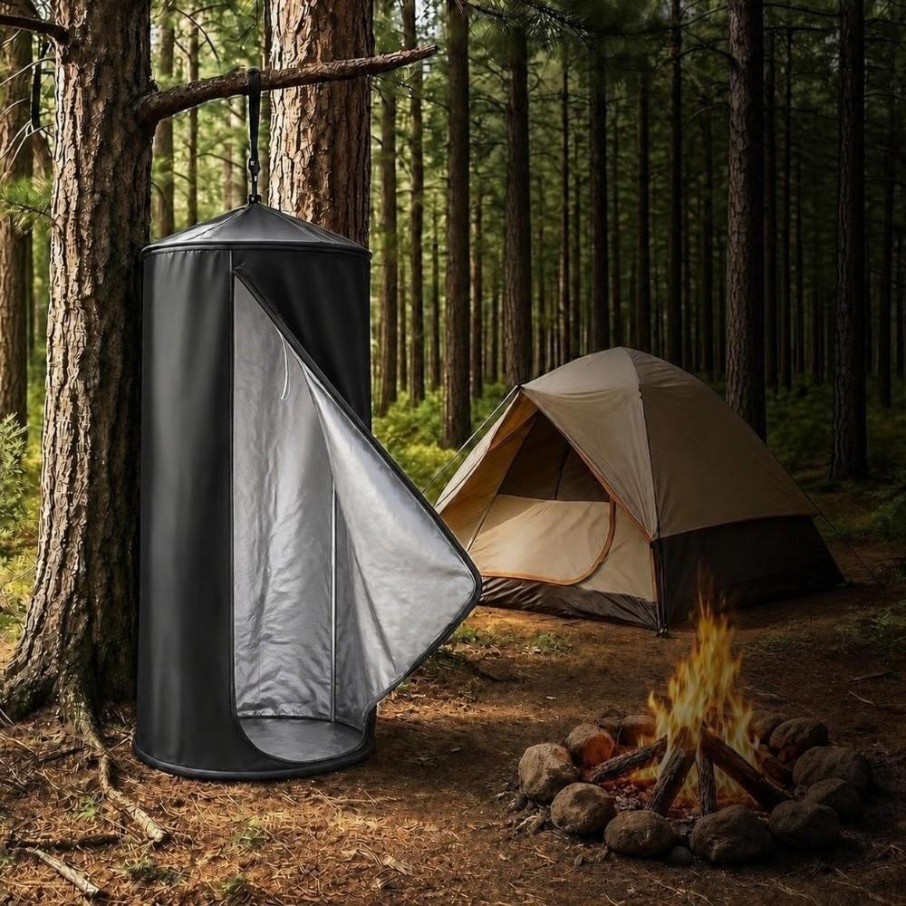 Rear Glass Suction Cup SUV Shower Tent Portable Changing Shelter for Camping Travel Outdoor Use