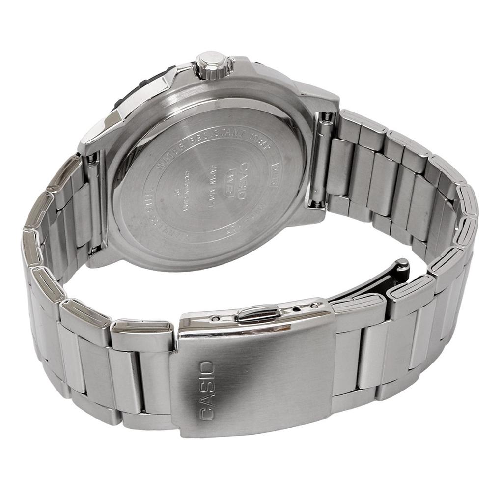 Casio Стандартные кварцевые часы, 10 АТМ водозащита, международная модель, мужские часы, ударопрочные, MTD-125D-7AV, серебристые