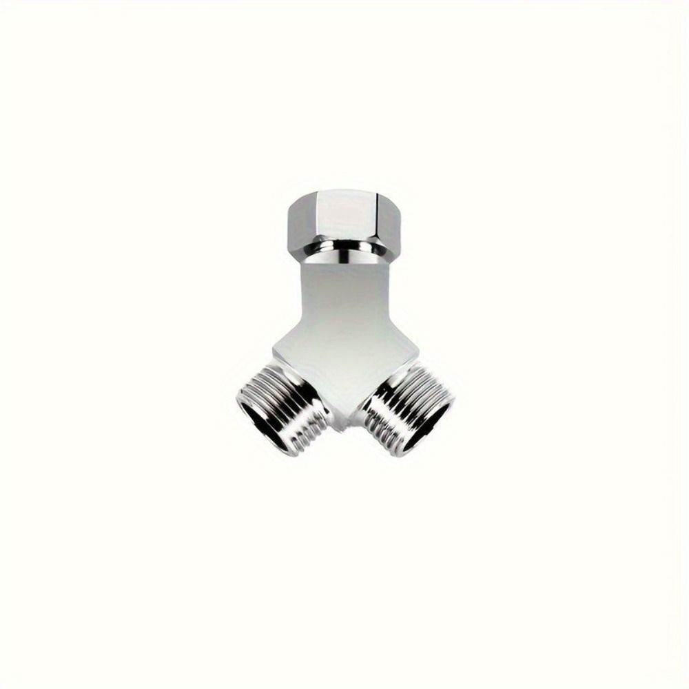 3 Way Water Pipe Adapter G1/2 Thread Three Way Connector Universal Faucet Inlet Valve Water Heater