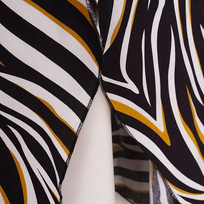 EDOLYNSA Sexy Striped Bikini Cover-ups Casual V-neck Side Split Summer Beach Dress Women Beach Wear Swim Suit Cover Up Q1297