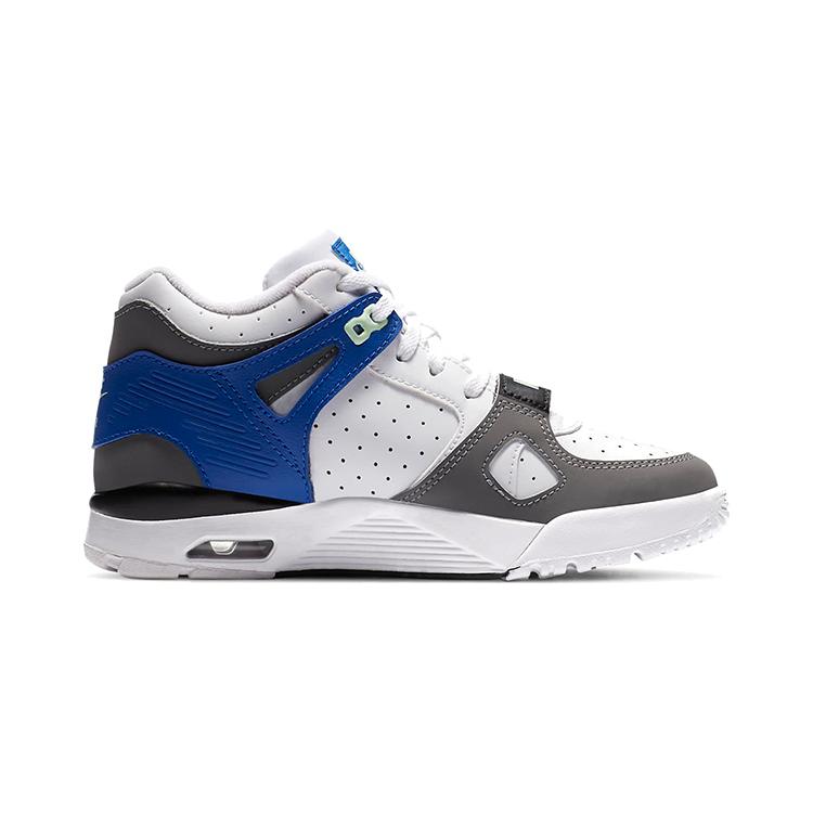 Nike Кроссовки Air Trainer 3 BP Детские Баскетбольные Черно-Бело-Синие Дети Возраст 3 7 Лет CN9751-100