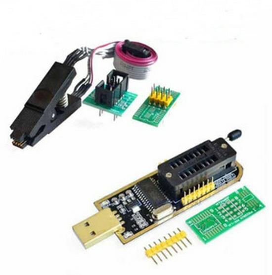 Tuhao Gold USB Мать Роутер LCD Программатор с Тестовым Зажимом SOP8 Без Пайки