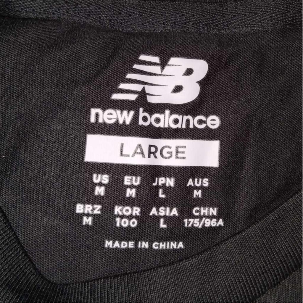 New Balance Футболка мужская черная AMT81589-BK