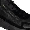 Iceberg Italian leather sneakers new total black - Size: 44