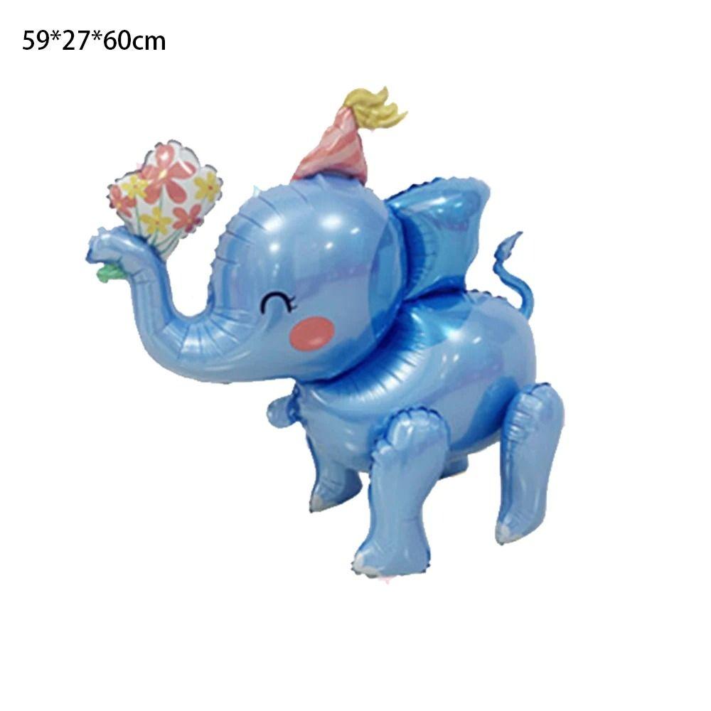4D Прогулочный Фольгированный Шар Джунгли День Рождения Животное Тематическая Вечеринка Дети Гигантские Воздушные Шары