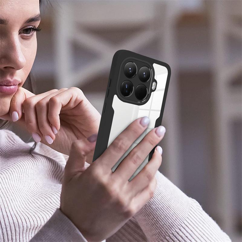 Чехол 360 градусов с двойной защитой для Xiaomi 15T Pro 5G с защитой экрана для Coque Mi 15T Mi15T Pro 15TPro