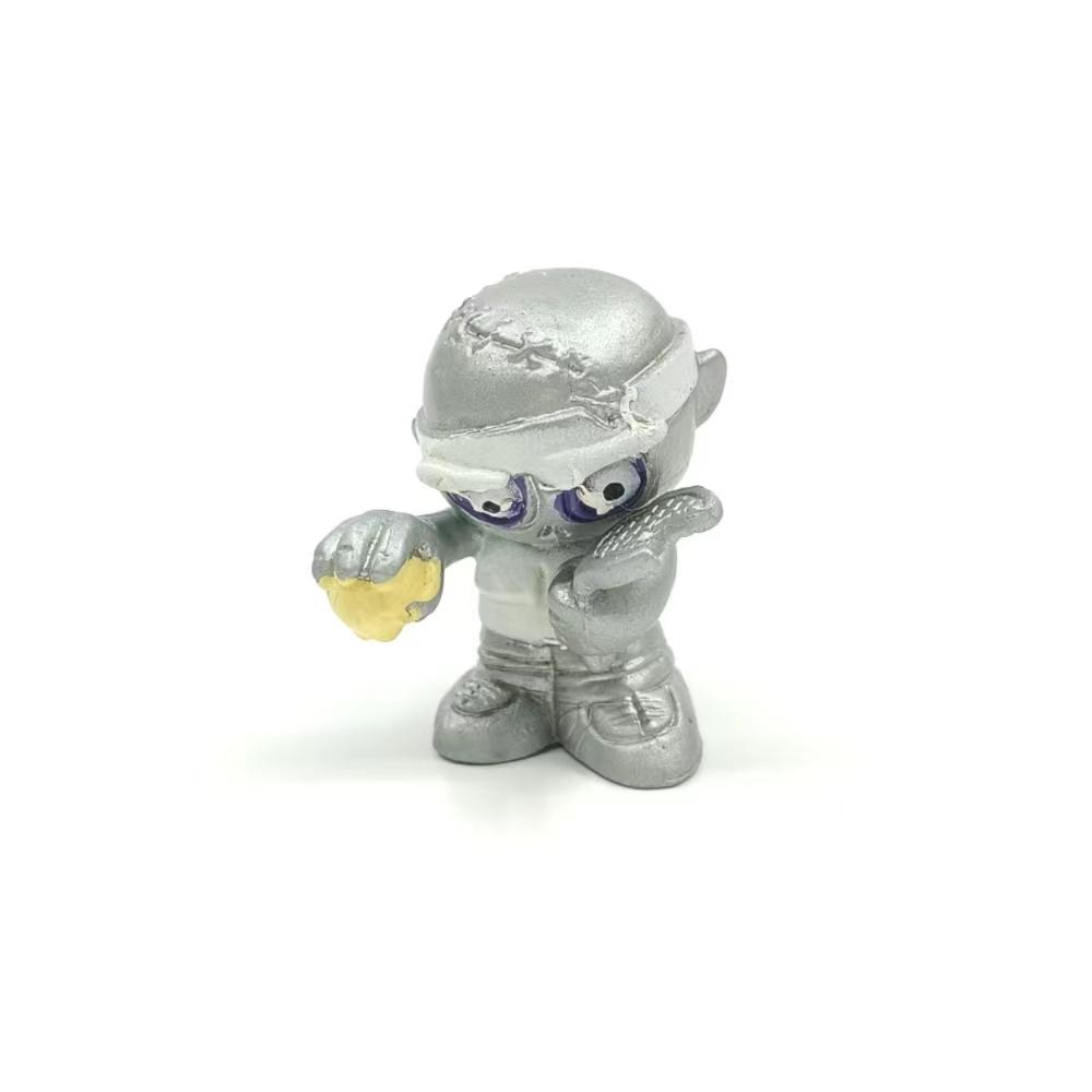 Original Zomlings ULTRA Rare GOLD Silver Superzings Styles PVC Action Figures Limited Collection Spanish Toy Boys Birthday Gift