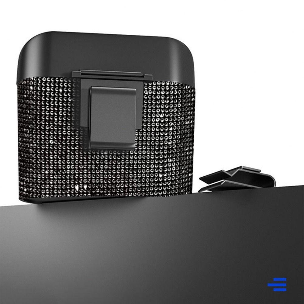 Bling Rhinestones Auto Unbrella Storage Box Removable Vehicle Hanging Dust Case  Seat Back