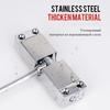 Aluminum Zinc Zinc Alloy Door Closing Hinge Safety Spring Door Closer Automatic Door Closer  Furniture