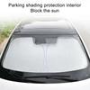 For Tesla Model 3/ Y Car Windshield Sun Shade Cover Auto Front Window Sunscreen Protector Sunshade Visors For Tesla