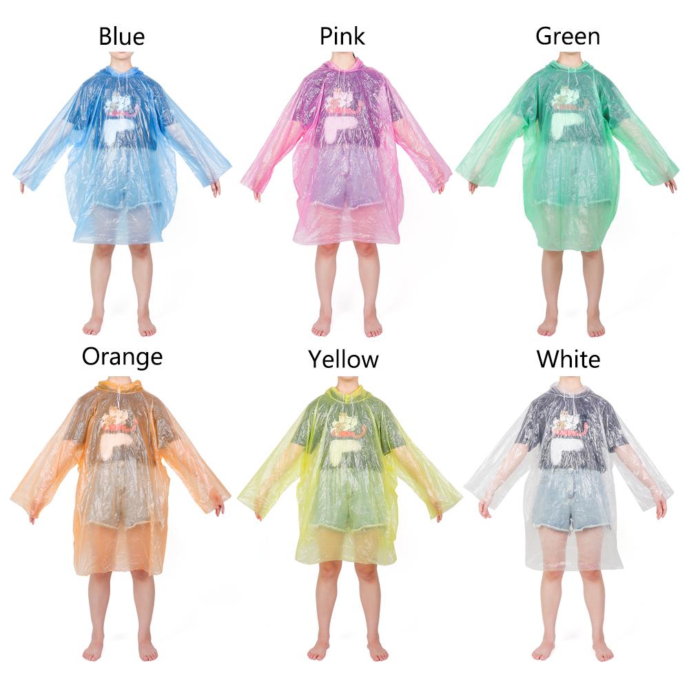Vacuum Compression Kids Raincoat Card Packaging Reusable Poncho Creative Rain Gear  Children
