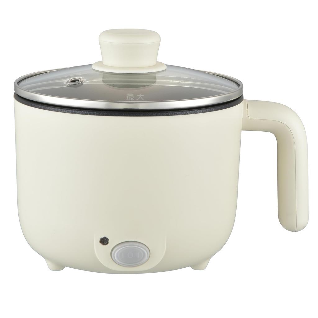 Электрическая кастрюля OHM, одинарная кастрюля для рамэна, 16 см, одинарная электрическая кастрюля для гриля, настольная кастрюля, электрическая термокастрюля для приготовления пищи, настольная плита, литр