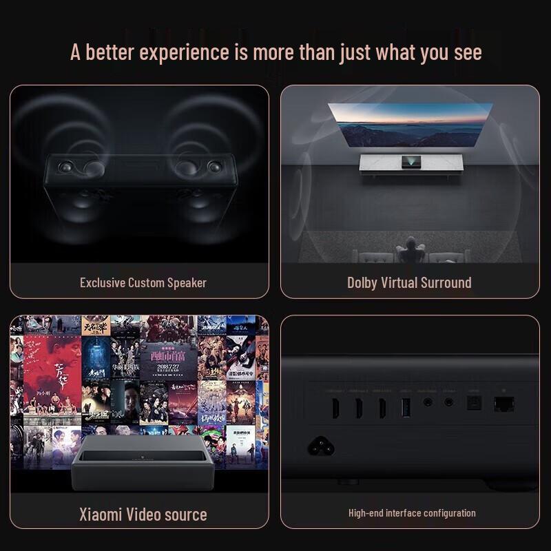 Xiaomi Mijia Laser Projector 1S 4K Ultra-Short Throw (CN version)