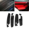 Soft Leather Door Panel Cover For VW Touran 2016 2017 2018 Car-styling Door Panels Guards / Door Armrest Panel Skin Cover