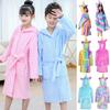 Children Bathrobes Boys Girls Robe Kids Pajamas Hooded Bathrobes Soft Winter Robes