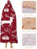 Wearable Blanket Hoodie for Christmas, Hooded Blanket, Gift for Women Men Kids, Warm Cozy Blanket Hoodie