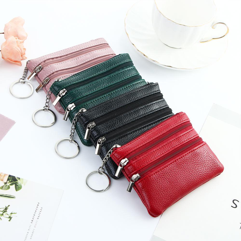 For Girls Multilayer PU Leather Women Coin Purse Card Holder Small Purse Wallets Korean Money Bag
