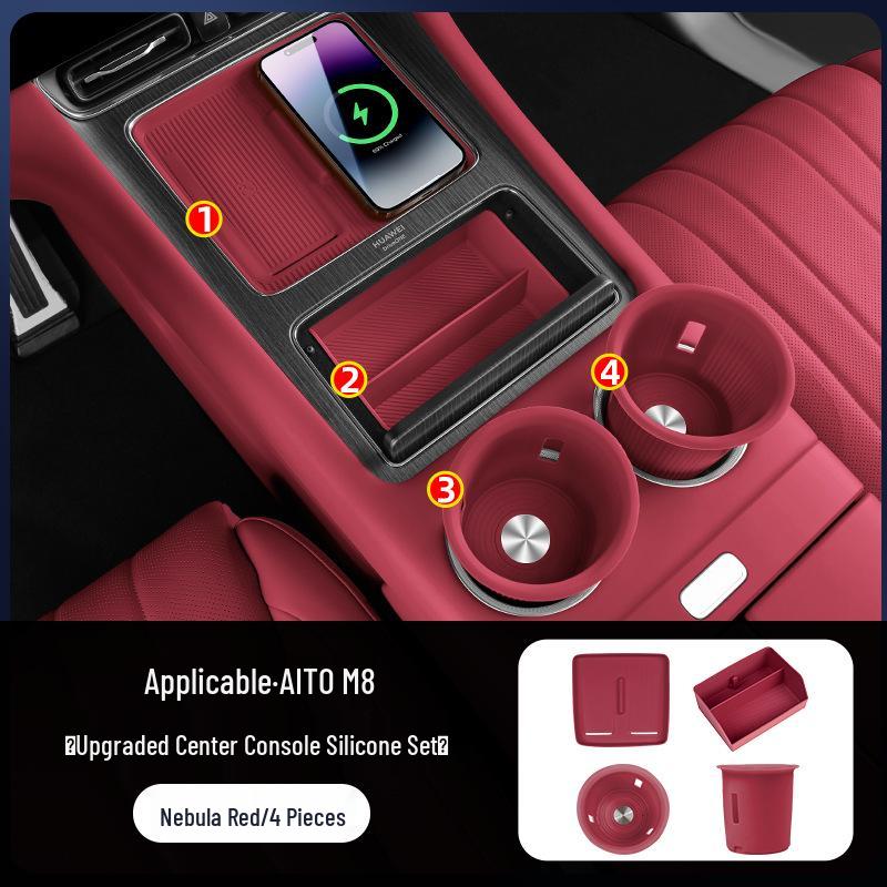 AITO M7 M8 M9 Accessories: Wireless Charger Pad & Interior Trim Mod Kit