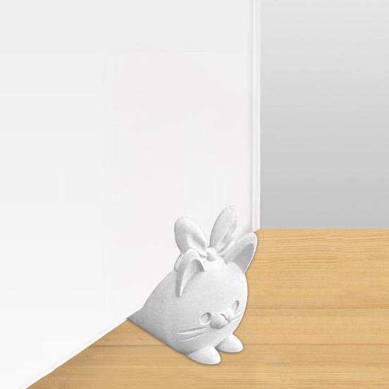3D Printed Door Stoppers, Cute Cat Door Stopper Wedge, Thick Stable Non-Slip Windproof Anti-Collision Doorstop for Home Floor Desktop Ornament