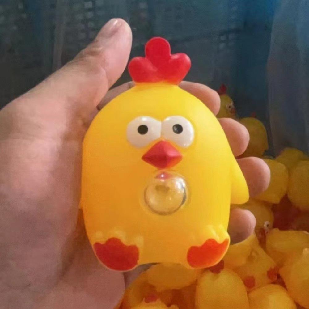 Yellow Chicken Pinch Toys Pinch Kneading Cartoon Knead Toy Interactive Games Squeeze Toys Children