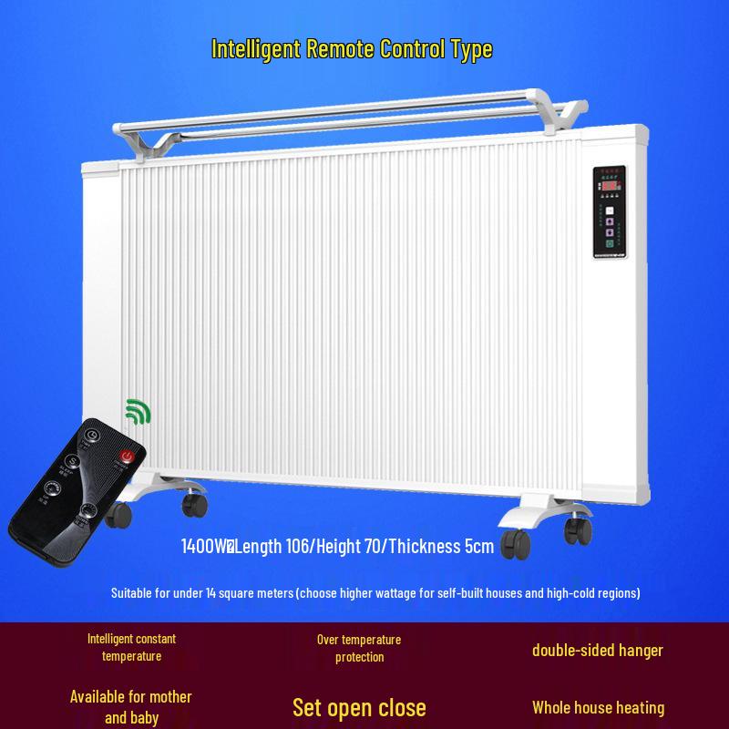 Energy-Efficient Graphene Wall-Mounted Heater for Large Areas