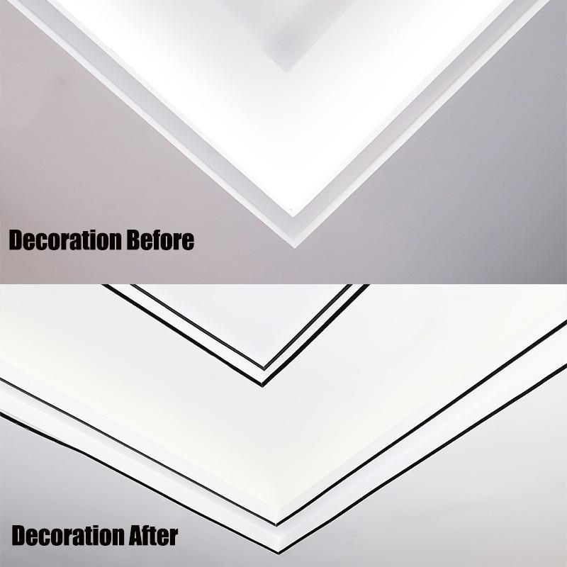 5M ПВХ Декоративная Линия Самоклеящаяся Кромка для Облицовки Края Фоновой Стены Потолок Мебель Плитка Зазор Наклейка Декорировать Золотая Лента