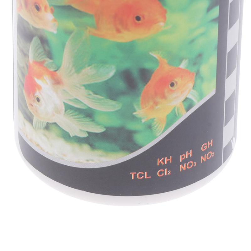 7In1 Aquarium Testing Kit For Fish Tank Freshwater Saltwater Pond Test Strips