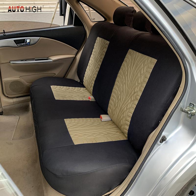AUTO HIGH Вышивка Чехлы на сиденья автомобиля Полиэстер Универсальная посадка Большинство автомобилей Грузовик Внедорожник Фургон Защита - Передняя пара