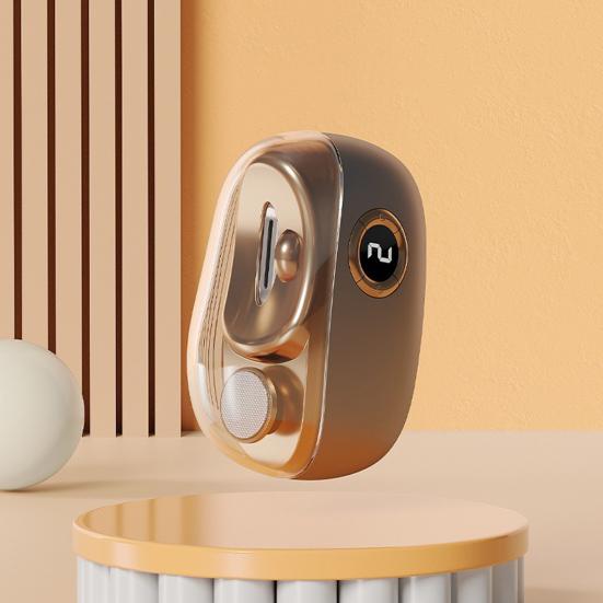 Electric Nail Clipper Polisher with LED Light 3-Speed Rechargeable 2-In-1 Automatic Fingernail File Baby Kids Adults Seniors Manicure Trimmer