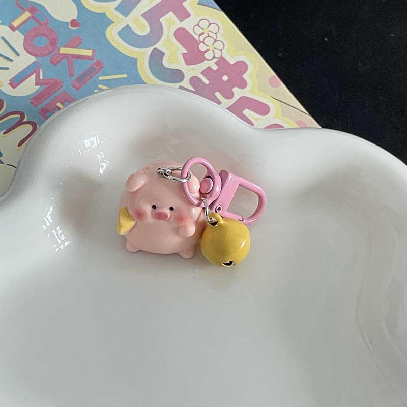 Милый аниме маленький поросенок брелок мультфильм кавайный поросенок брелок кулон креативный рюкзак украшения аксессуары подарки