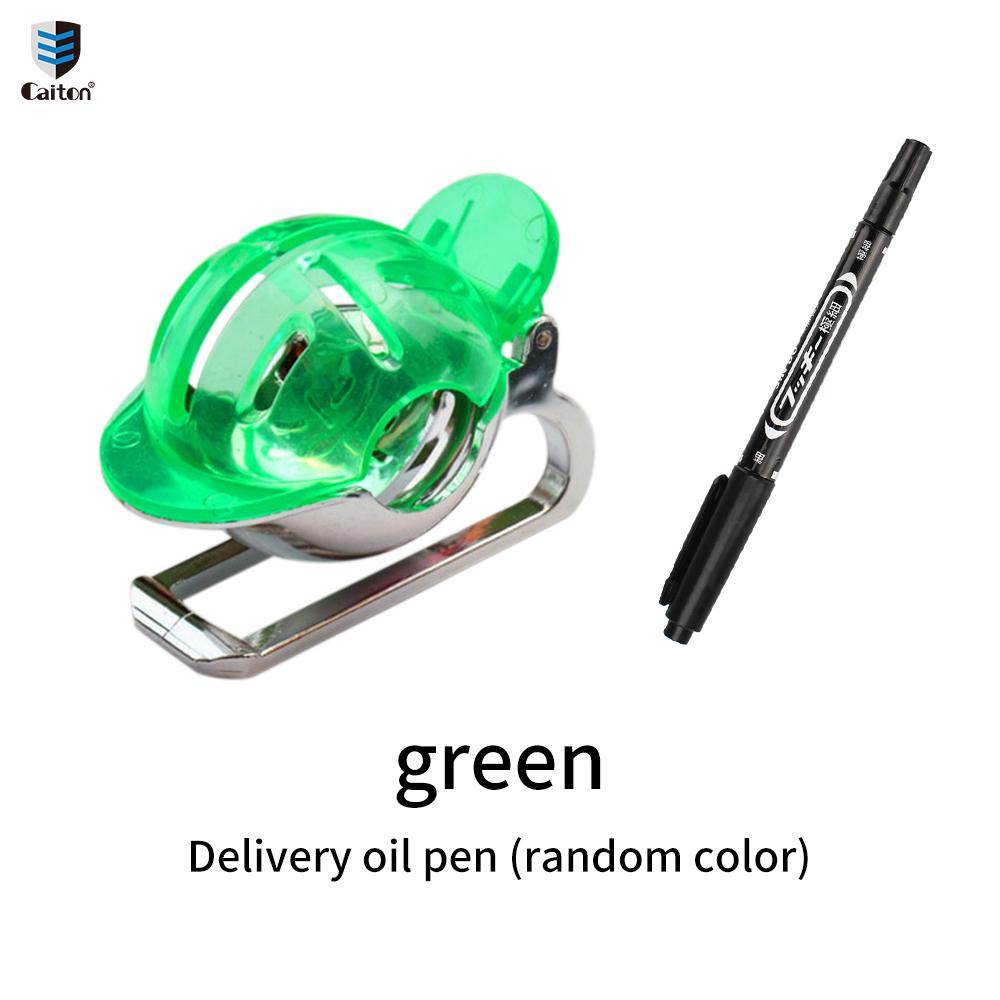 Caiton Golf Ball Line Marker Alignment Tool with 3 Color Pens Golf Ball Marking Tool Golf Alignment Guide Putting Accessories 5