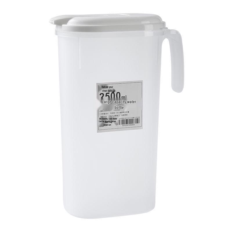 High-Temperature Resistant Cold Water Pitcher - Durable, Drop-Proof, Odor-Free, for Tea, Boiled Water, Juice, Ice, and Refrigerator Use.