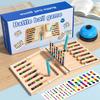Wooden-Magnetic Bead Game Board For Kids Logical Thinking Training Parent Child Interactive Toy