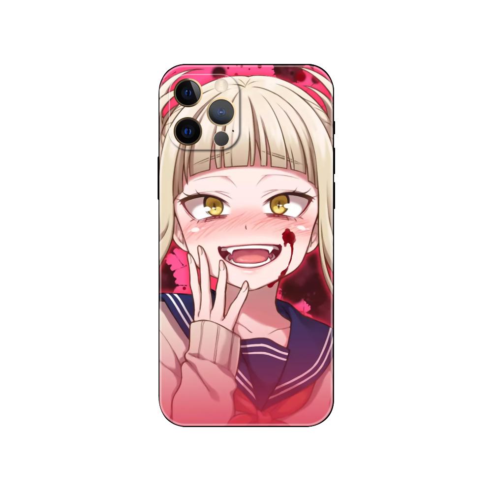 Милый чехол для телефона Himiko Toga Anime для iPhone 5 5s 2020se 6 6s 7 8 plus x 10 XR XS 11 12 13 mini pro MAX черная задняя крышка из ТПУ