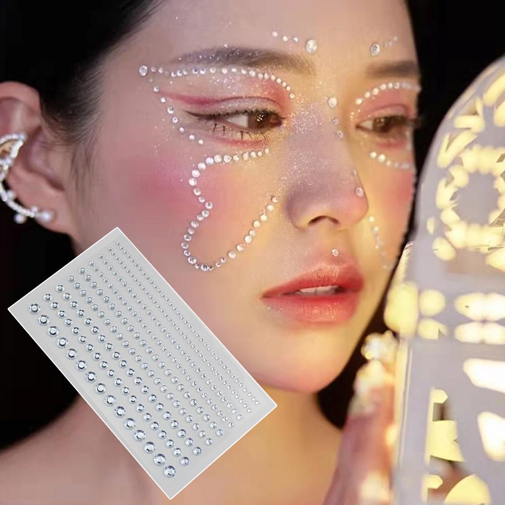 Butterfly Sticker Accessories Christmas Face Sticker Tear Stage Corner Eye Bright Face Makeup D L6Q1