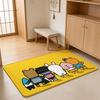 ANIME K-Kakao Friends Floor Mat Absorbent Floor Mat Non-Slip Entrance Rug for Bathrooms Restrooms and Toilets