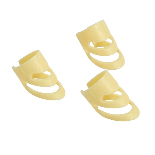 Oikabio 3-Piece Guitar Picks, Index Finger Picks for Electric Guitar and Ukulele, Alaska Picks, Guitar and String Instrument Accessories, Medium