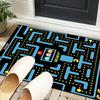 Pac game Adventure Office Rug Chair Mat, Game Carpet, Suitable for Front Door, Bedroom, Living Room, Desk, Holiday Gift