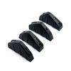 4Pcs/set Modified Shark Fin Lip Diffuser Carbon Fiber Pattern Rear Spoiler Durable Lip Spoiler  Car