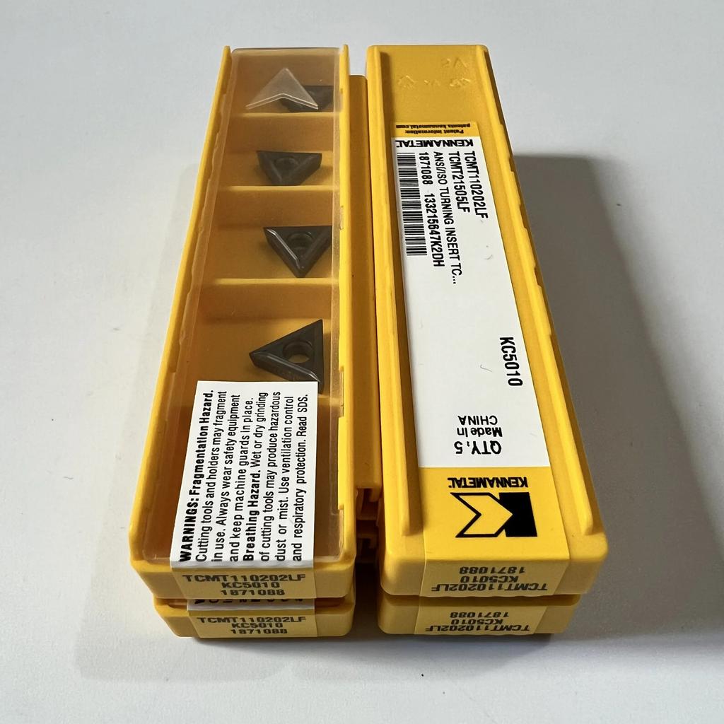 KENNAMETEL / TCMT110202LF KC5010 / Original Carbide Blade 10 Pcs