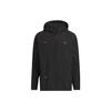 Lightweight Sports Solid Hooded Jacket Men Jackets Black IA8135