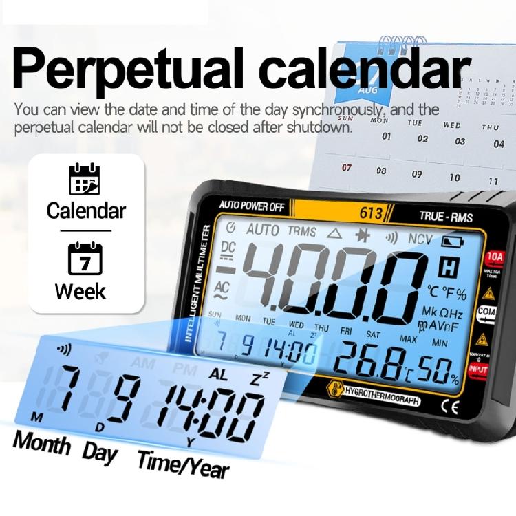 Ohmmeter Voltmeter with Backlit 4000 CountsDigital Multimeter Voltage Current Tester Multi Tester