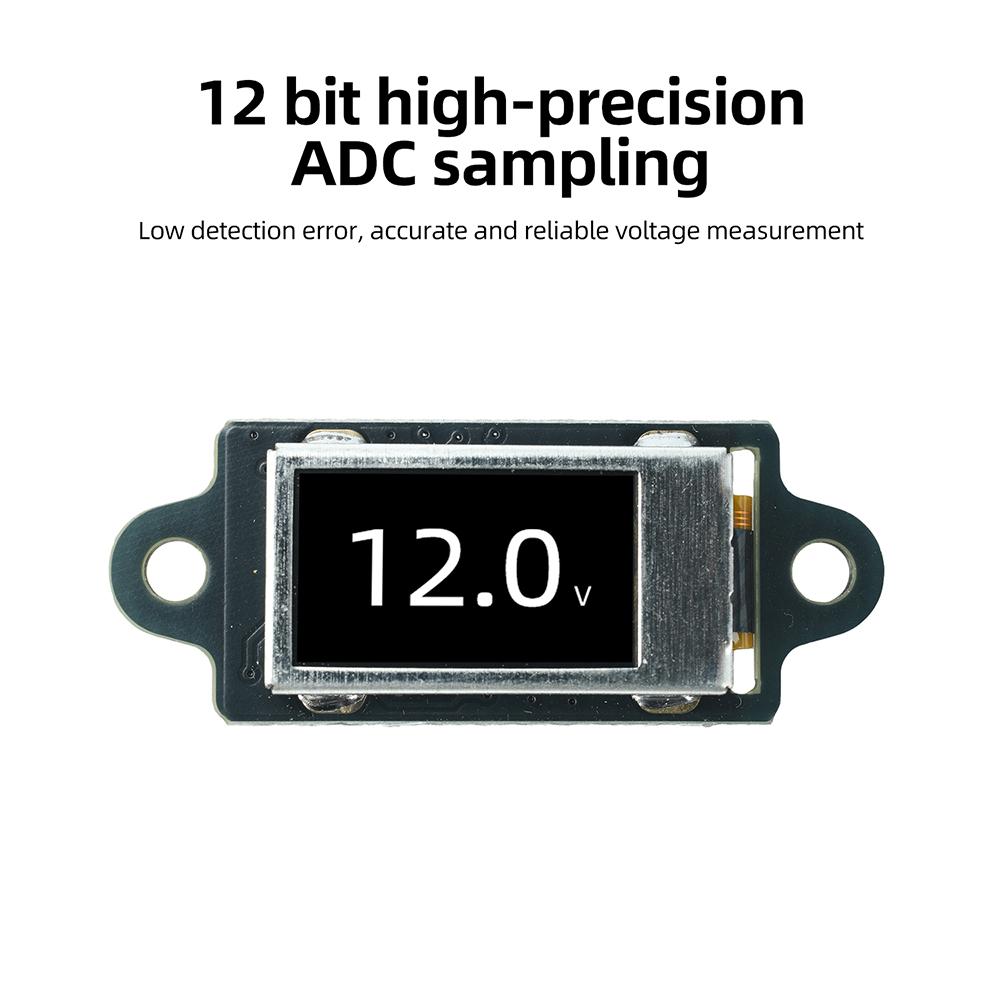 Ультратонкий мини-цифровой вольтметр DC 0-30V с 0,5-дюймовым OLED-дисплеем и заставкой, 12-битный АЦП высокой точности