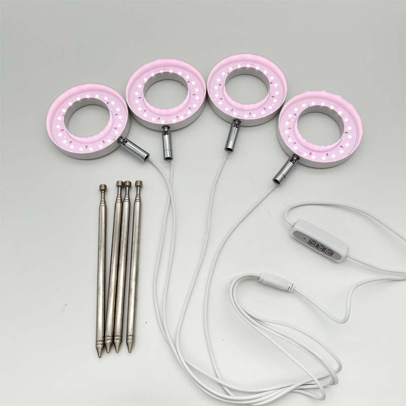 Светодиодная фитолампа для выращивания растений в помещении, полный спектр, гидропонные лампы для выращивания семян цветов, светодиодные лампы для выращивания растений, дропшиппинг