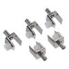 20pcs Corrosion-Resistant Glass Shelf Brackets Zinc Alloy Support Clip  Fixed Glass