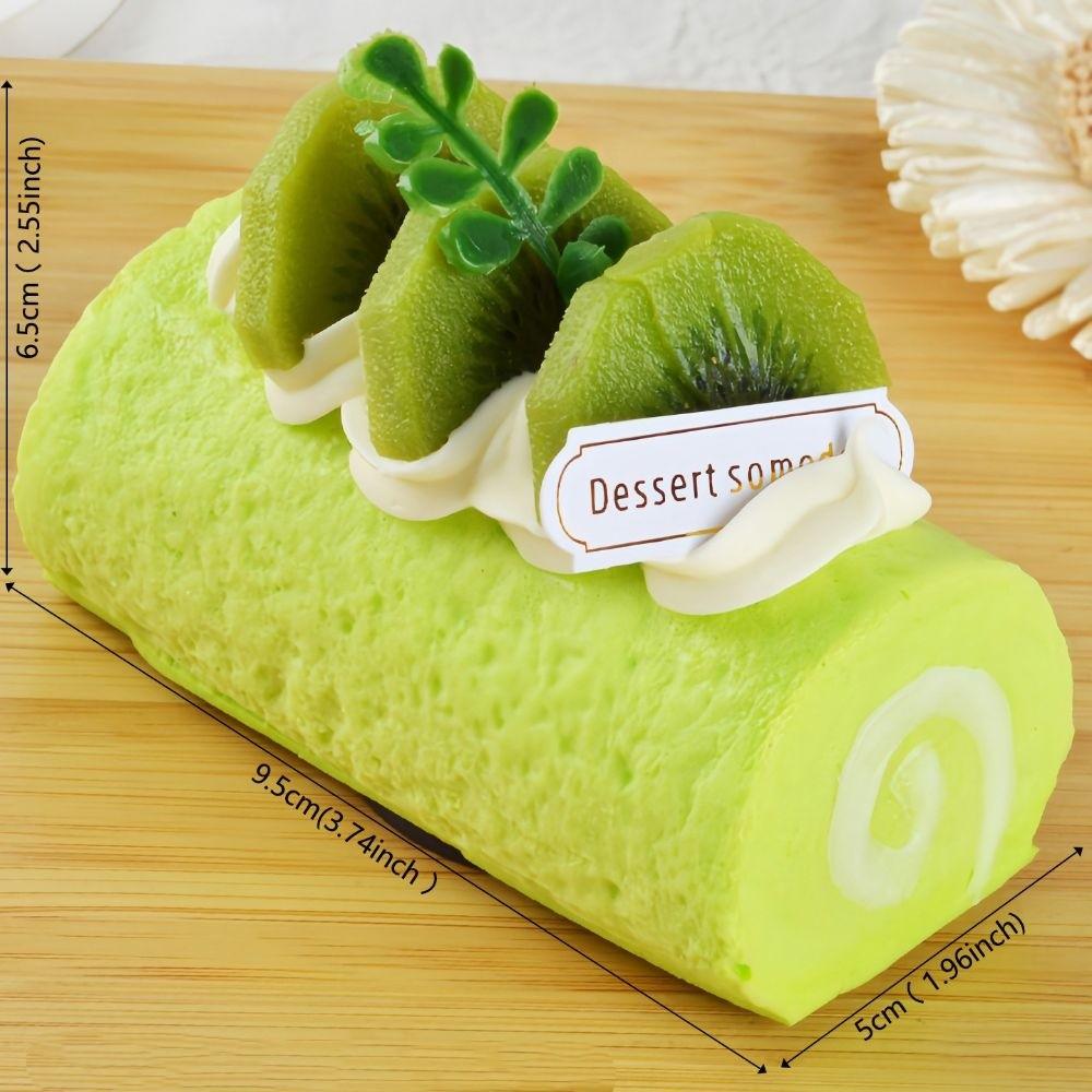 Creative Swiss Roll Squishy Toy Hand Relax Slow Rebound Fidget Toy Office Desk Toy